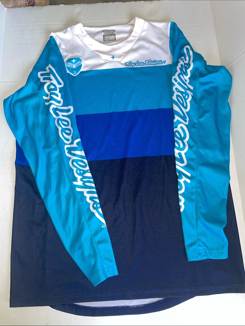 Troy Lee Designs Men’s Long Sleeve Jersey - Blue Gradient
